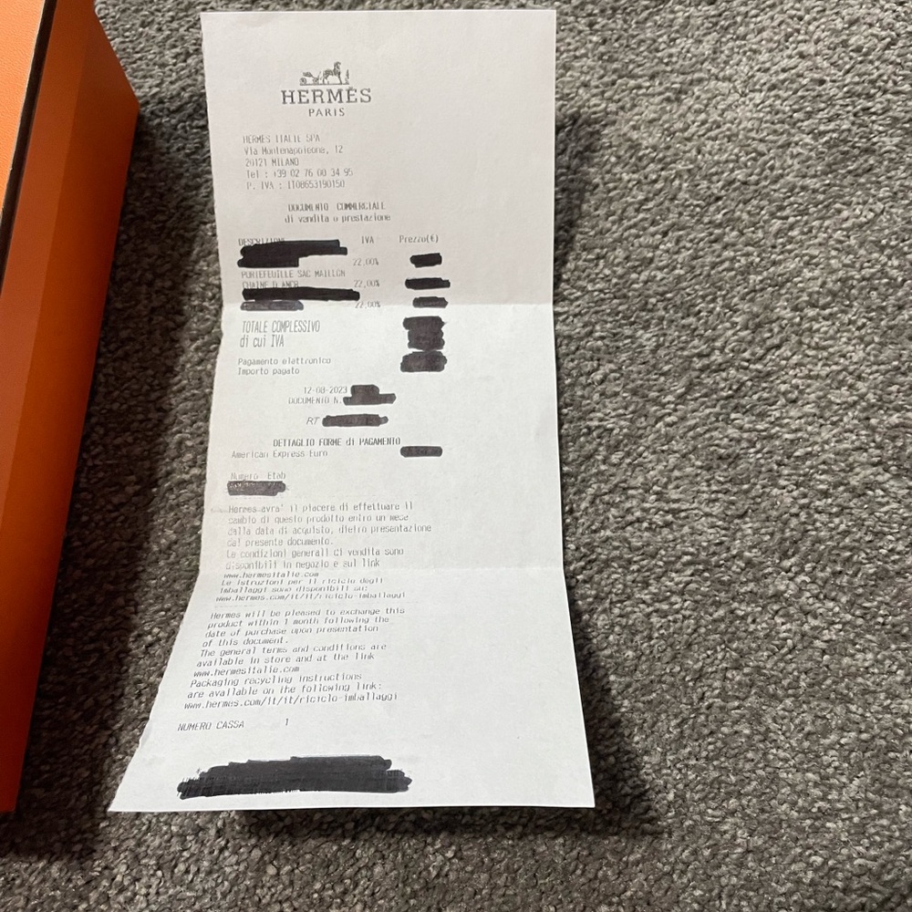 Cannot be bundled  - Vert Fizz Hermes wallet in a string. - Picture 16 of 16